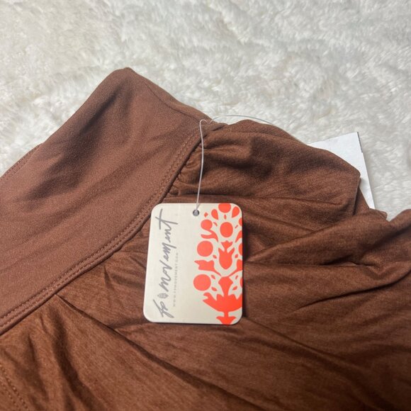 FP Movement Love Tank Skirted Shorts Cargan Oil‎ Brown – XS NWT - Picture 6 of 9
